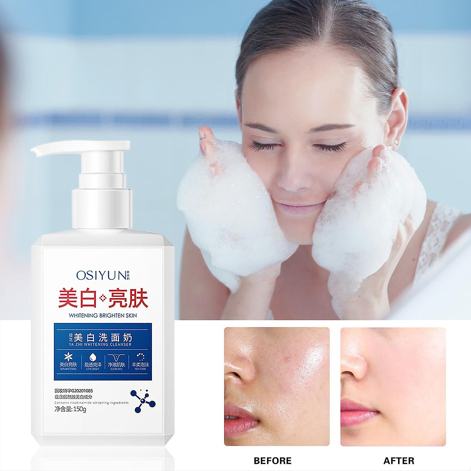 Whitening Facial Cleanser Deep Cleansing Oil Control Cleanser-Moisturizing